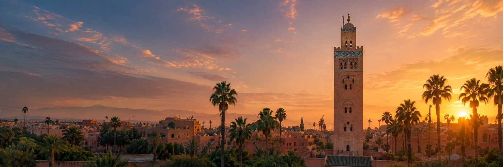 La Koutoubia au crépuscule